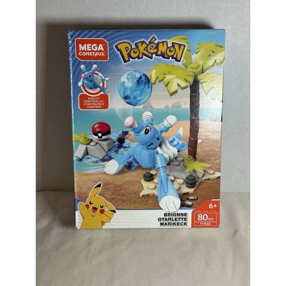BRIONNE POKEMON MEGA‎ CONSTRUX ACTION FIGURE SEALED SET 80pc MISB 2018 RARE